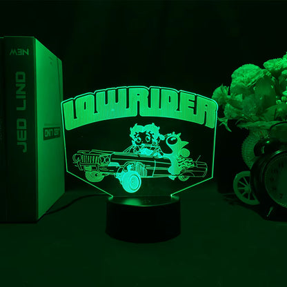 motolumen™ — Sportowy Sen w 3D: Lampa, która Zamienia Pokój w Tor Wyobraźni