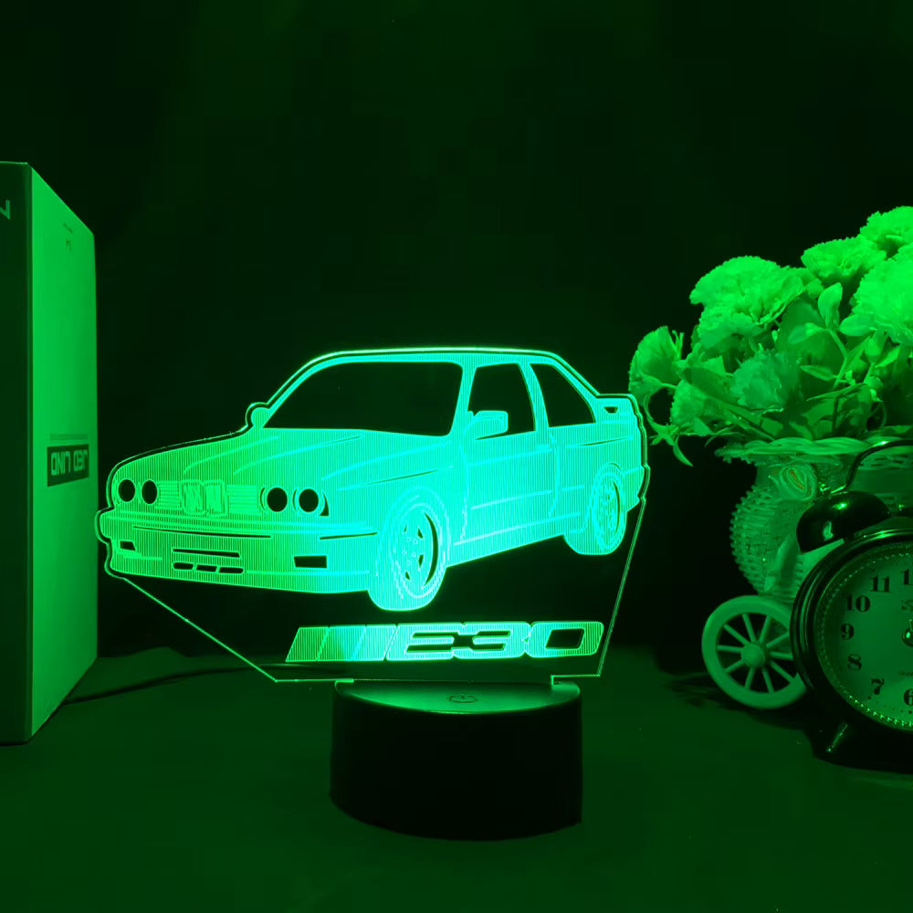 motolumen™ — Sportowy Sen w 3D: Lampa, która Zamienia Pokój w Tor Wyobraźni