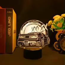 motolumen™ — Sportowy Sen w 3D: Lampa, która Zamienia Pokój w Tor Wyobraźni